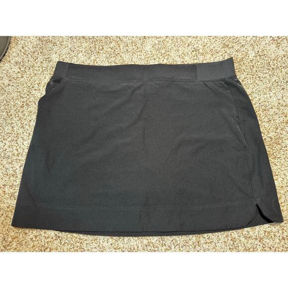 32 Degrees Pants - 32 degrees skirt/skort,  Lightweight, quick dry, built in shorts, XXL, Black